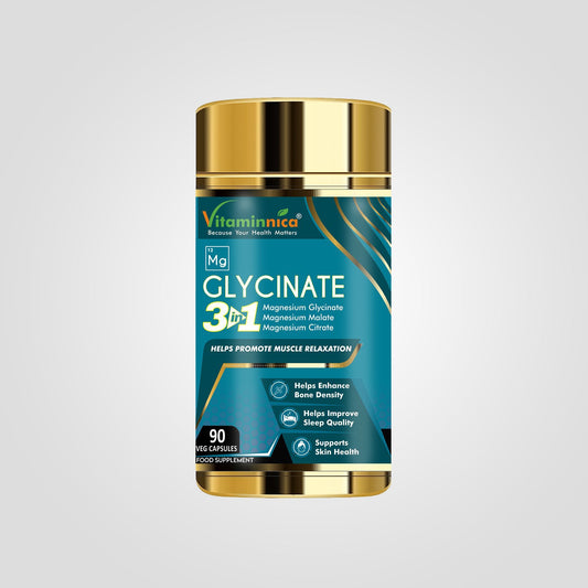 Vitaminnica Magnesium Glycinate 3 in 1- 90 Capsules