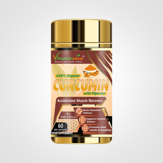 Vitaminnica Curcumin with Piperine - Better Joint Health - 60 Capsules
